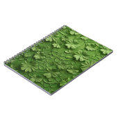 GRÜNE IRISH CELTIC CLOVER KLEEBLATTS NOTIZBLOCK (Linke Seite)