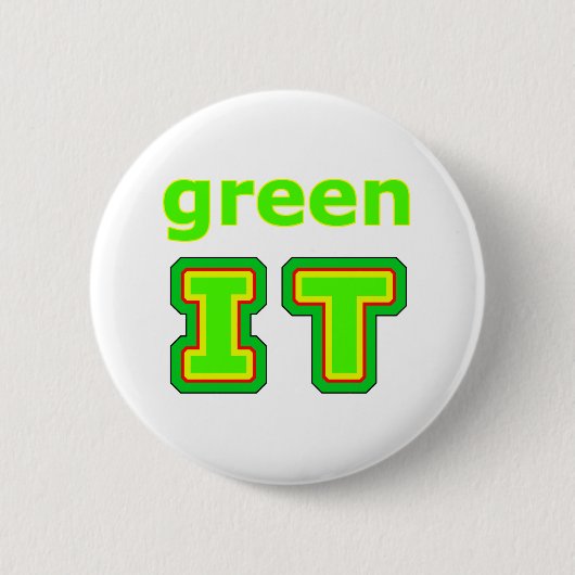 grüne IT - MUSEUM gibsphotoart Button (Vorderseite)