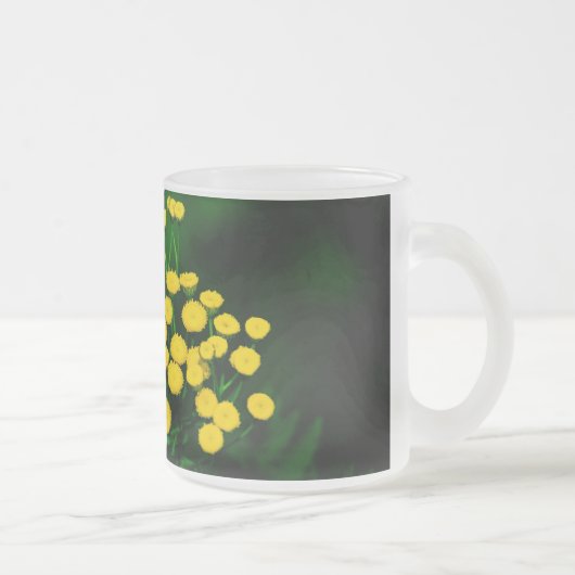 Grüne Jacke mit goldenen Tasten Mattglastasse (Rechts)