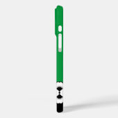 Grüne japanische Kette und Spiralmuster Case-Mate iPhone Hülle (Rückseite / Links)