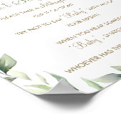 Grüne Jungle Tiere sagen kein Baby Game Poster (Ecke)