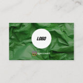 Grüne Junk-Entfernung Visitenkarte (Rückseite)