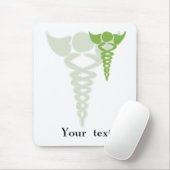 Grüne Kadukus-Geschenke Mousepad (Mit Mouse)