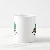 Grüne Käfer Morphing Color Tasse (Mittel)