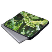 Grüne Kaffeeberries Laptopschutzhülle (Vorne Knopf)