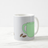 Grüne Kaffeetasse (VorderseiteRechts)