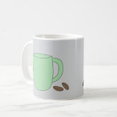Grüne Kaffeetasse (Vorderseite Links)