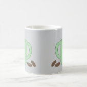 Grüne Kaffeetasse (Mittel)