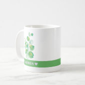 Grüne Kaffeetasse (Vorderseite Links)