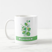 Grüne Kaffeetasse (Links)