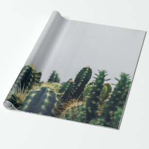 GRÜNE KAKTEEN GESCHENKPAPIER