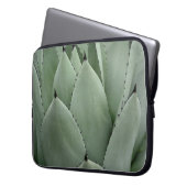 Grüne Kakteen Laptopschutzhülle (Vorderseite Links)