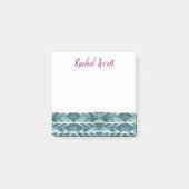 Grüne Kakteen Texture Post It Notes Post-it Klebezettel (Vorderseite)