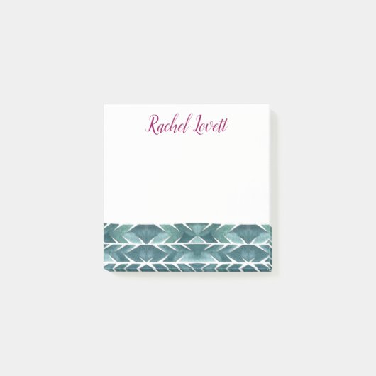 Grüne Kakteen Texture Post It Notes Post-it Klebezettel (Vorderseite)