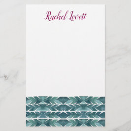 Grüne Kakteen Texture Stationery Briefpapier