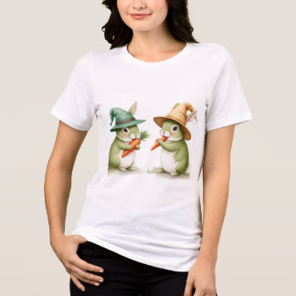 grüne Kaninchen Tri-Blend Shirt