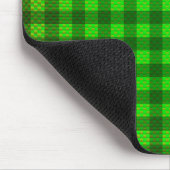 Grüne Karbonfaser gemustert Mousepad (Ecke)