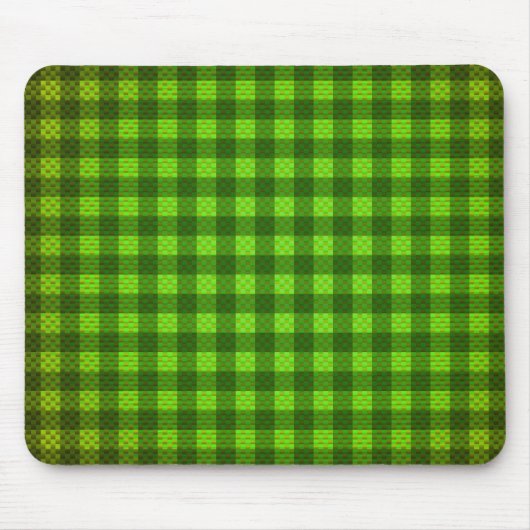 Grüne Karbonfaser gemustert Mousepad (Vorne)