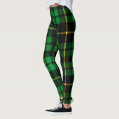 Grüne Karierte Leggings (Links)