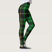 Grüne Karierte Leggings (Rechts)