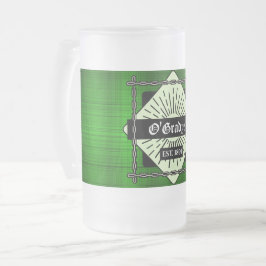 Grüne Karierte Mattierte Tasse