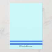 Grüne Karierte Quad Foto Geburtserklärung Ankündigung (Rückseite)