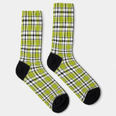 Grüne Karierte Socken HAMbWG (Rechts)