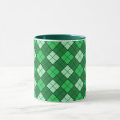 Grüne Karierte Tasse (Zentrum)