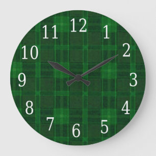 Grüne Karierte Uhr
