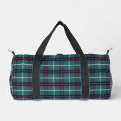 Grüne Karo-Duffel-Tasche Geschenk Duffle Bag (Vorderseite)