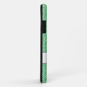 Grüne KaroA-KaroLook Glitzer Patter Case-Mate iPhone Hülle (Hinten/Rechts)