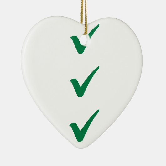 Grüne Karokennzeichen Keramik Ornament (Rechts)