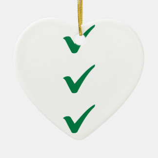 Grüne Karokennzeichen Keramik Ornament