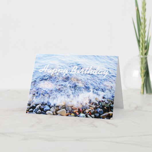 Grüne Karte Blaue Welle (Vorderseite)