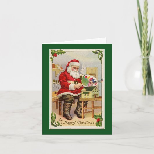 Grüne Karte des Santa's Workshop (Vorderseite)