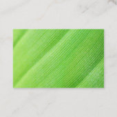 Grüne Karte mit Bananenblatt (Rückseite)