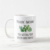 Grüne Karte US-amerikanische Einwanderer Geschenke Kaffeetasse (Links)