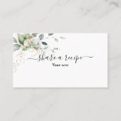 Grüne Karte zur gemeinsamen Nutzung eines Rezepts (Vorderseite)