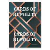 Grüne Karten für das Spiel (Vorderseite)