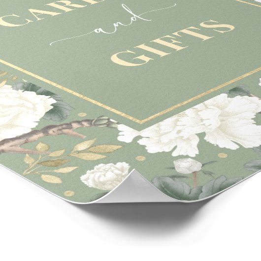 Grüne Karten und Geschenke Parco Civico-Ciani Poster (Ecke)