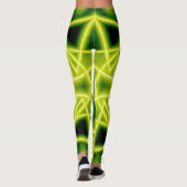 Grüne Kästen Leggings (Rückseite)