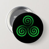 Grüne Keltertraube Button (Vorne & Hinten)