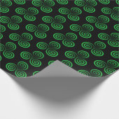 Grüne Keltertraube Geschenkpapier (Ecke)