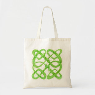 GRÜNE KELTISCHE KNOTEN-Tasche Tragetasche