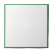 Grüne Keramik im Stile der Aborigine-Kunst Tile Fliese (Vorderseite)