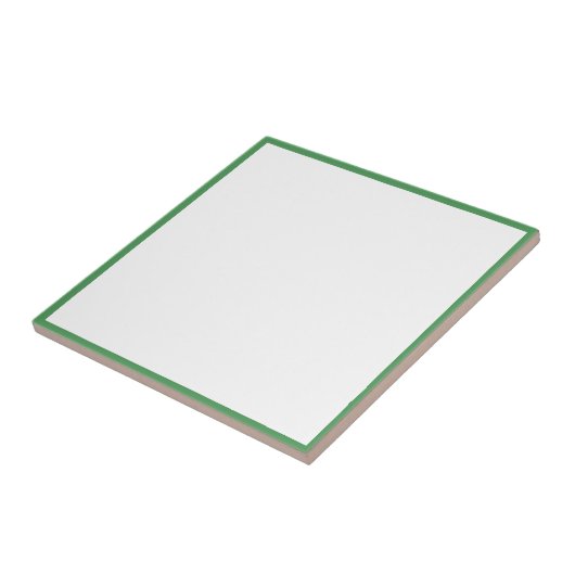 Grüne Keramik im Stile der Aborigine-Kunst Tile Fliese (Seite)