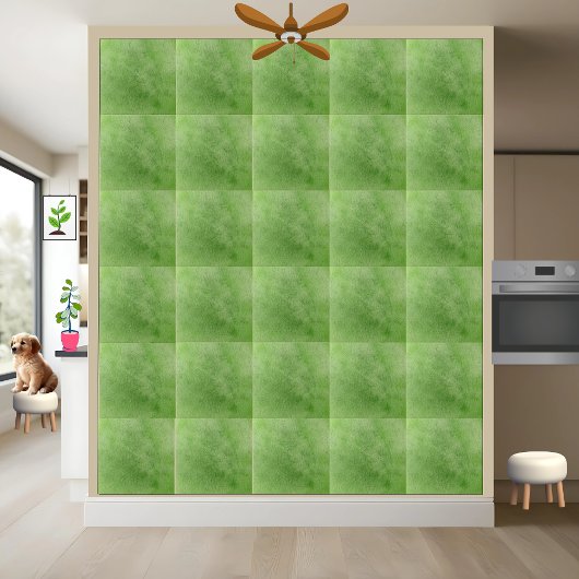 Grüne Keramik Tile Fliese