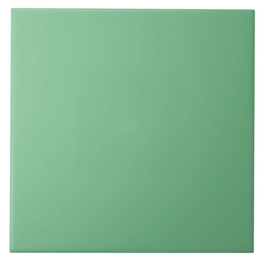 Grüne Keramik-Tile von Pastel Grass. Fliese (Vorderseite)