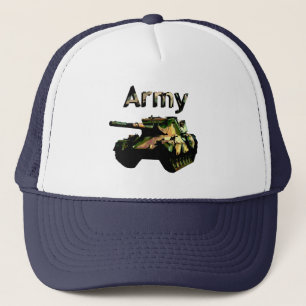 Grüne Khaki-Armee-Tank, Truckerhut Truckerkappe