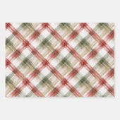 Grüne Kiefer Weihnachten Geschenkpapier Set (Vorderseite 3)